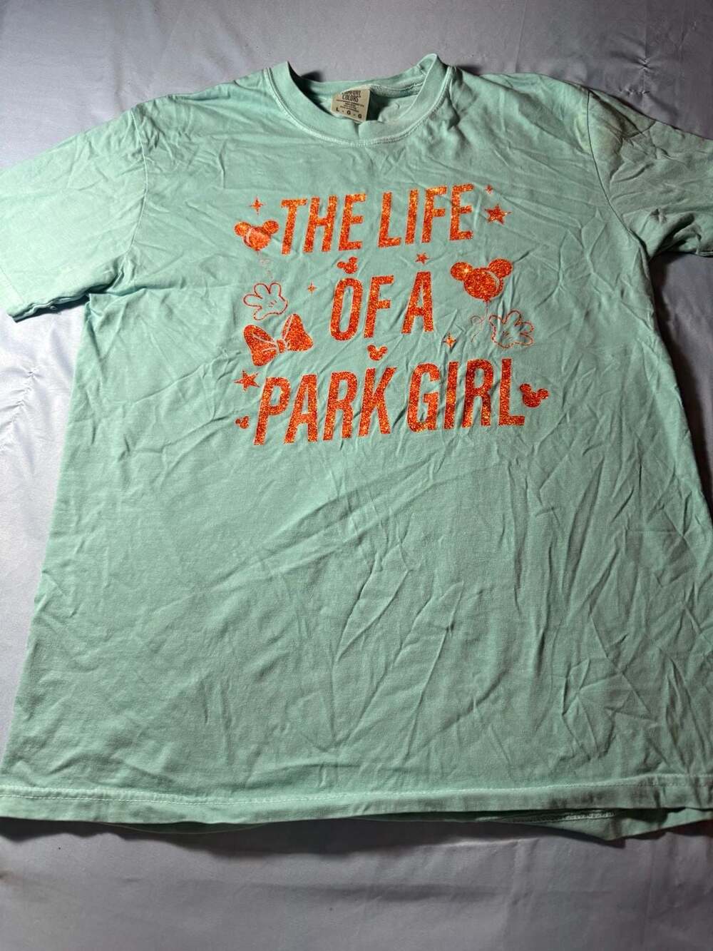 The Life of a Park Girl Comfort Colors Tee, Disney Park Girl Shirt - ,